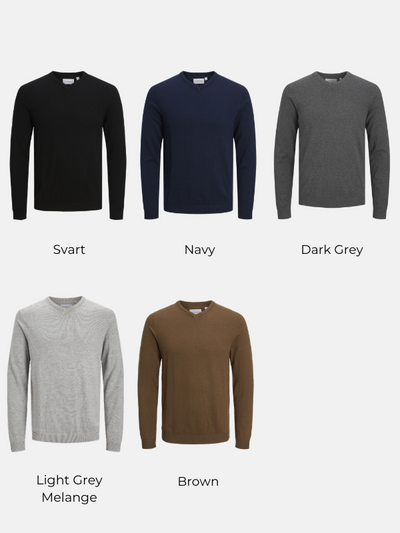 Basic Knit v-neck - Paketerbjudande (2 st)