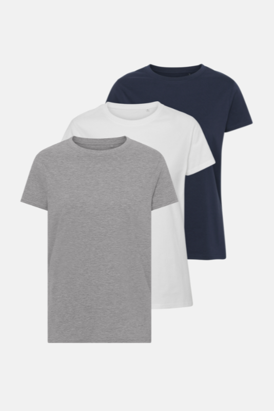 Basic T-shirt - Paketerbjudande (3 st)