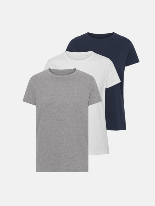 Basic T-shirt - Paketerbjudande (3 st)