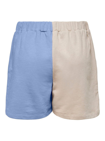 Mera Color Blocks Shorts - Sand-Blå - Jacqueline de Yong - Sand/Beige 2