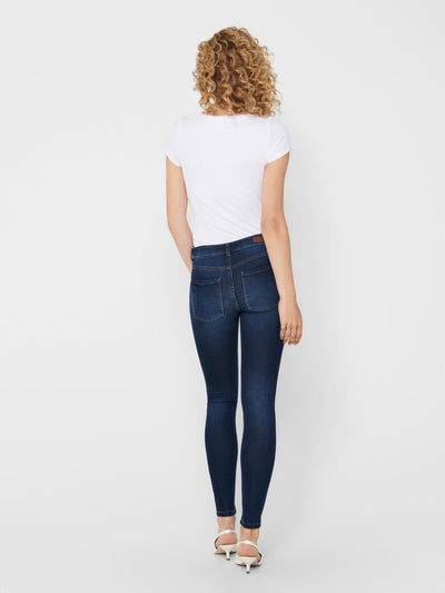 Performance Jeans - Blå denim (mid waist) - Jacqueline de Yong - Blå 4