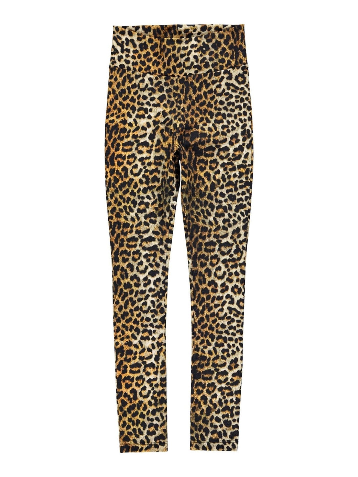 Mönstrade leggings - Leopard - Name It - Svart