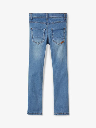 X-Slim Fit Ripped Jeans - Ljusblå denim - Name It - Blå 2
