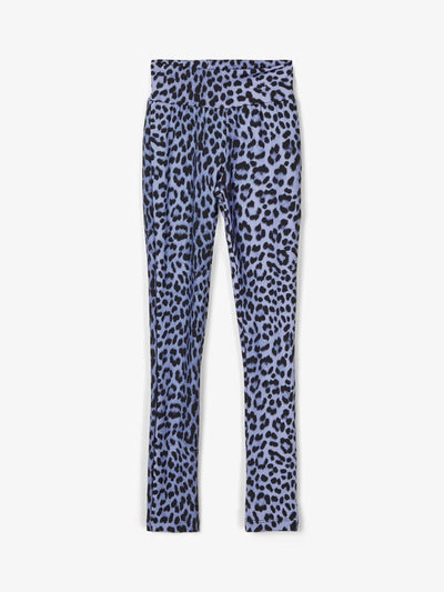 Mönstrade leggings - Blå leopard - Name It - Blå 2