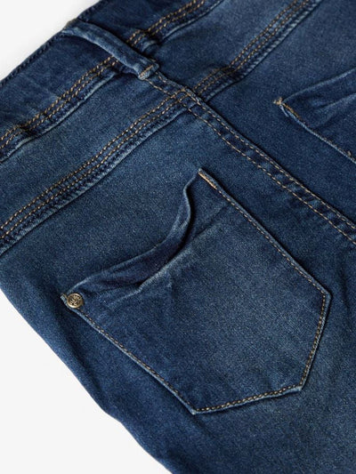 Skinny Fit Jeans - Mörkblå Denim - Name It - Vit 6