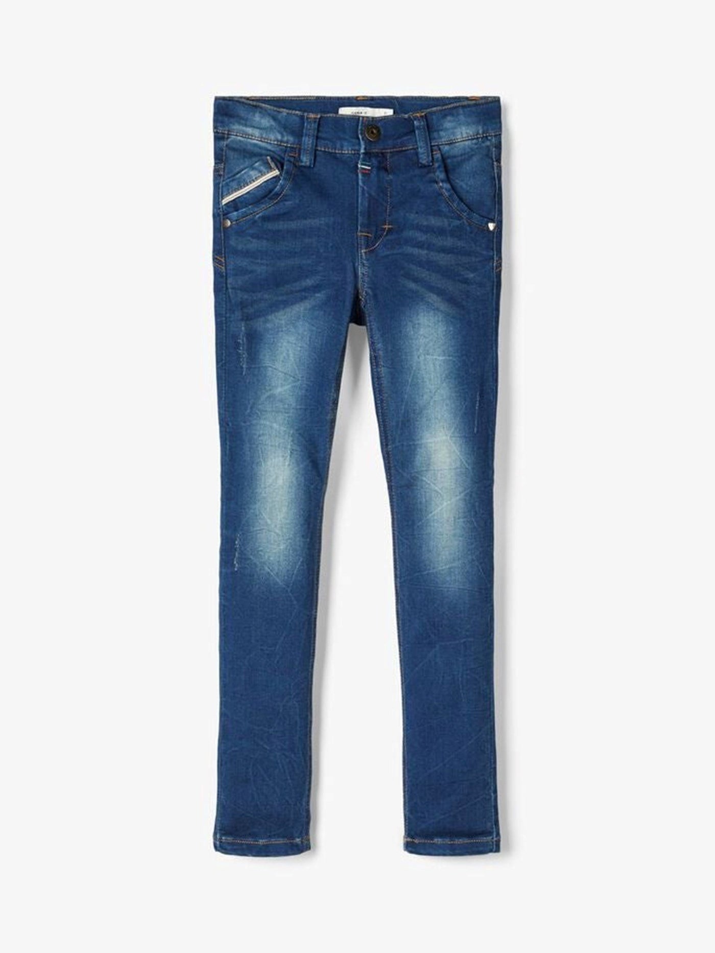 Stretchy x-slim fit Jeans - Mellanblå Denim - Name It - Blå