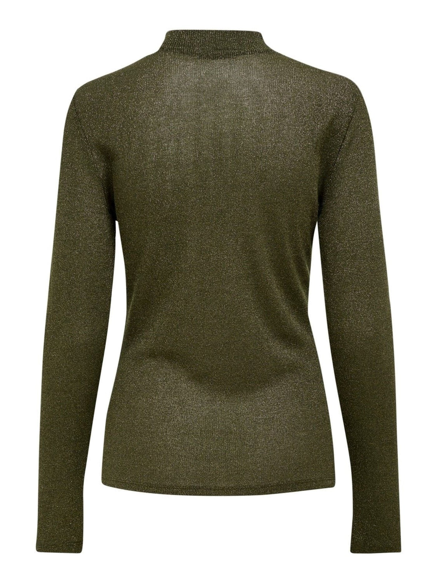 Långärmad  tröja med lurex detaljer - Murgröna - ONLY - Grön 3
