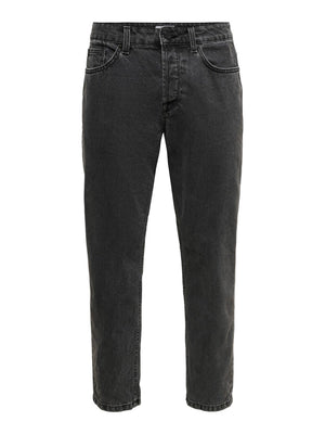 Avi Jeans - Svart Denim - Only & Sons - Svart