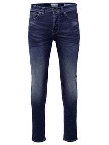Denim Jeans slim - Blå denim