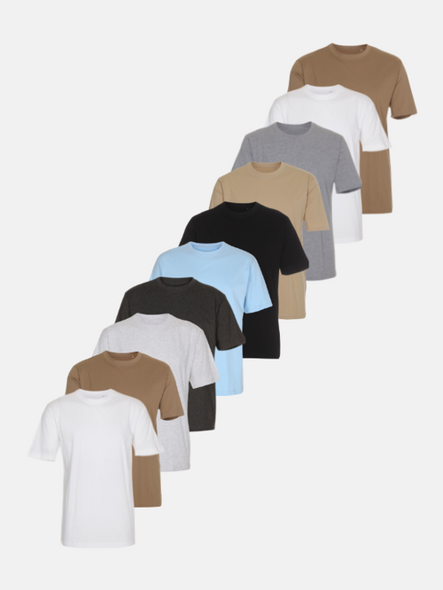 Oversized T-shirt - Dam Paketerbjudande (10 st)