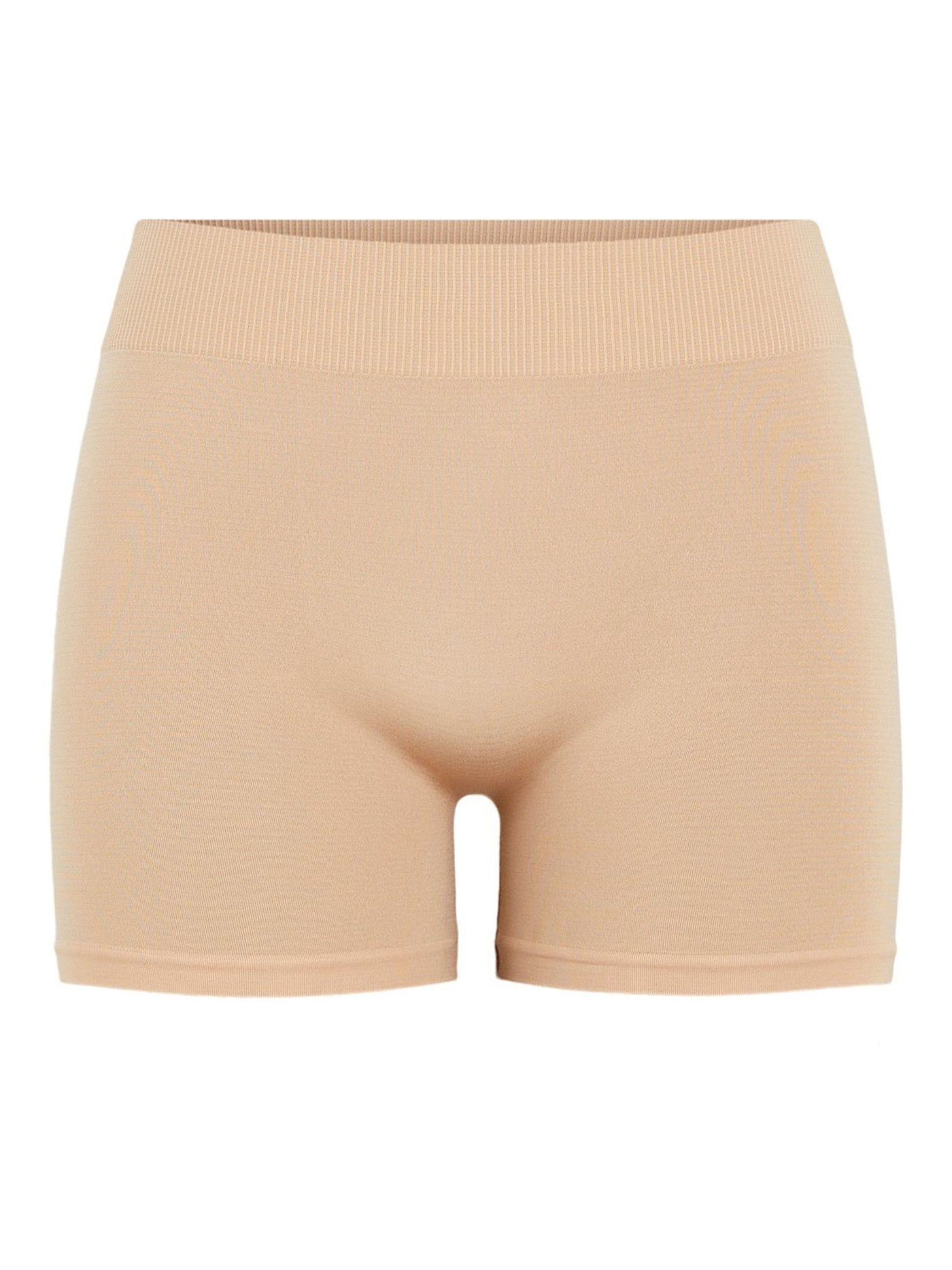 London mini shorts - Natura - PIECES - Brun