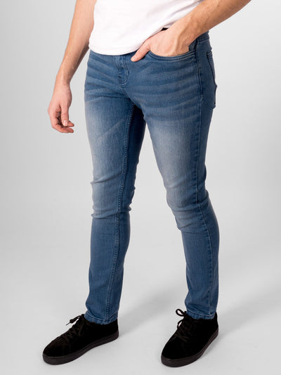Denim Jeans - Blå denim - TeeShoppen - Blå