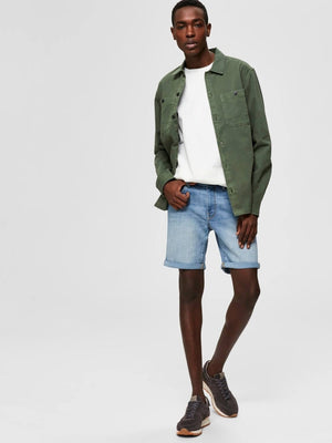 Alex Shorts - Blå denim - Selected Homme - Blå