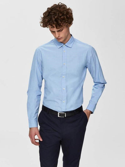 Oxford Skjorta - Ljusblå - Selected Homme - Blå
