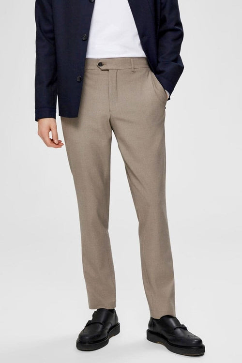 Performance Premium Pants - Sand - Selected Homme - Sand/Beige