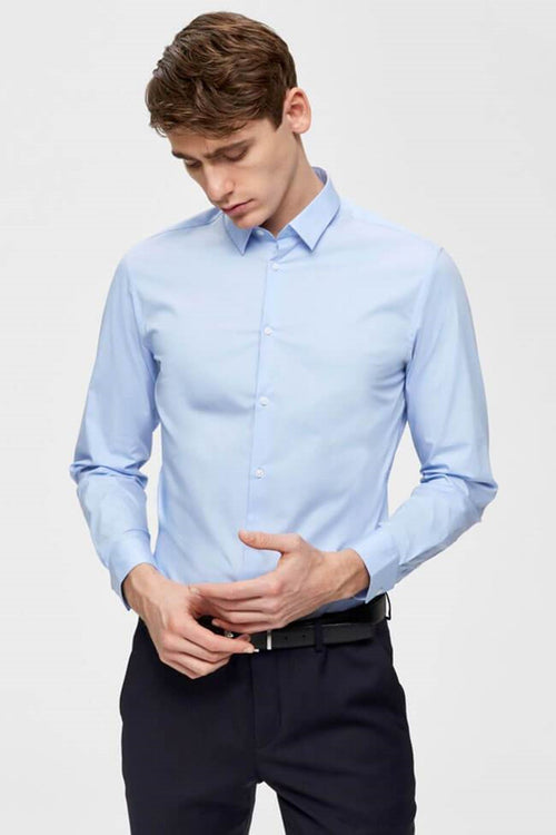 Preston Skjorta - Slim fit - Ljusblå - Selected Homme - Blå