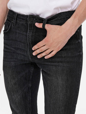 Loom Life Slim Jeans - Svart Denim - Only & Sons - Svart