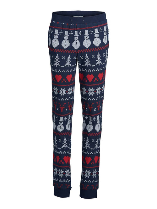 Snowflake Junior Pyjamas - Marinblå - TeeShoppen - Blå