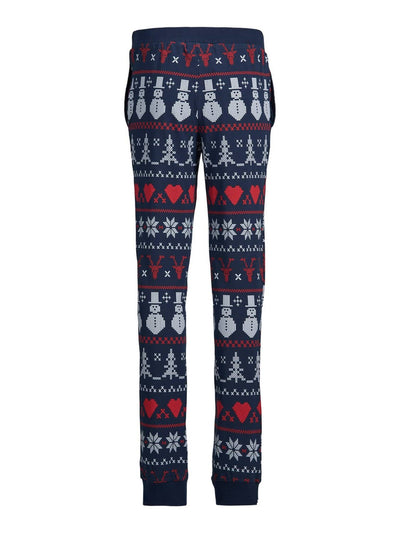 Snowflake Junior Pyjamas - Marinblå - TeeShoppen - Blå 3