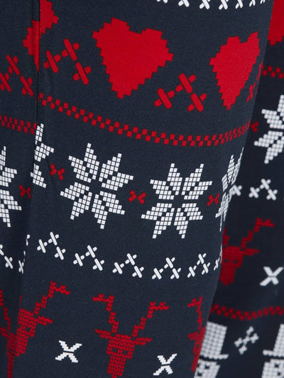 Snowflake Junior Pyjamas - Marinblå - TeeShoppen - Blå 4