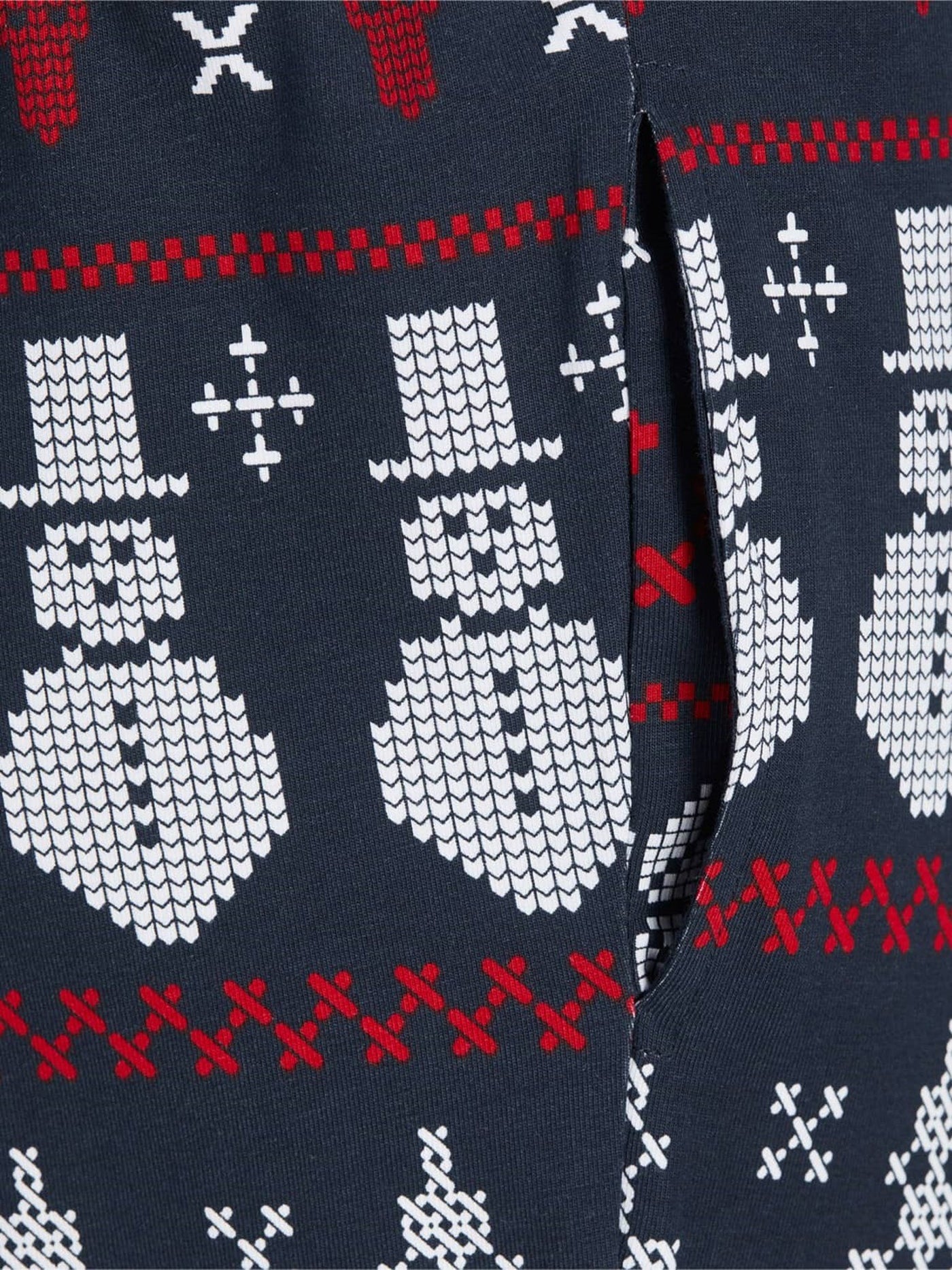 Snowflake Junior Pyjamas - Marinblå - TeeShoppen - Blå 5