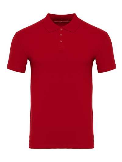 Muscle Poloskjorta - Röd - TeeShoppen - Röd 5