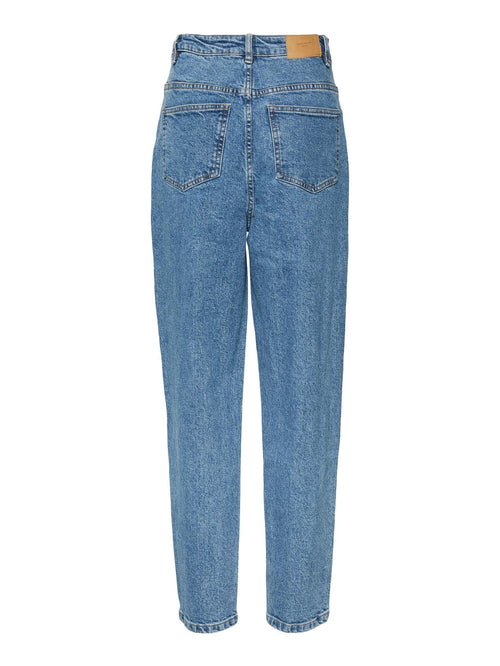 Zoe Mammajeans - Mellanblå Denim - Vero Moda - Vit