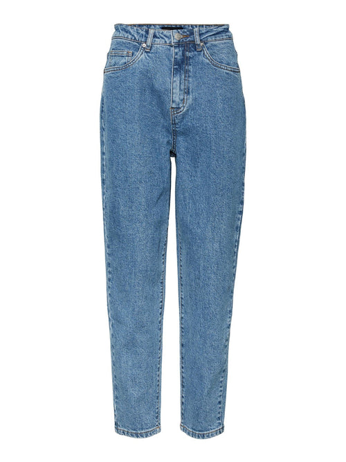 Zoe Mammajeans - Mellanblå Denim - Vero Moda - Vit