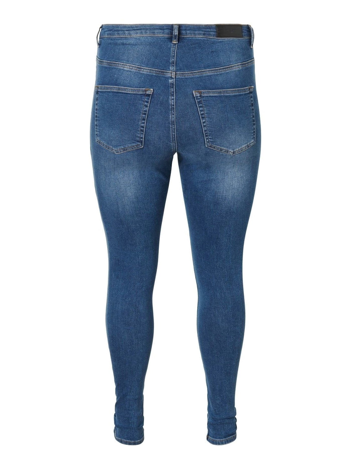 Lora Jeans high waisted (Curve) - Mellanblå denim - Vero Moda Curve - Blå 2