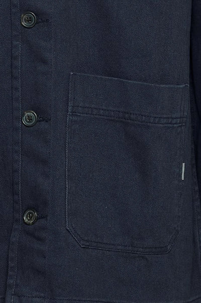 Wand Overshirt - Insignia Blue - Solid - Blå 3