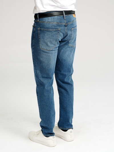 Performance Jeans (Regular) - Medium Blue Denim - TeeShoppen - Blå 8