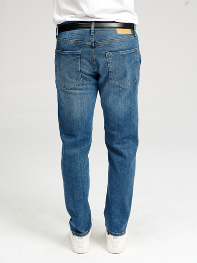 Performance Jeans (Regular) - Medium Blue Denim - TeeShoppen - Blå 7