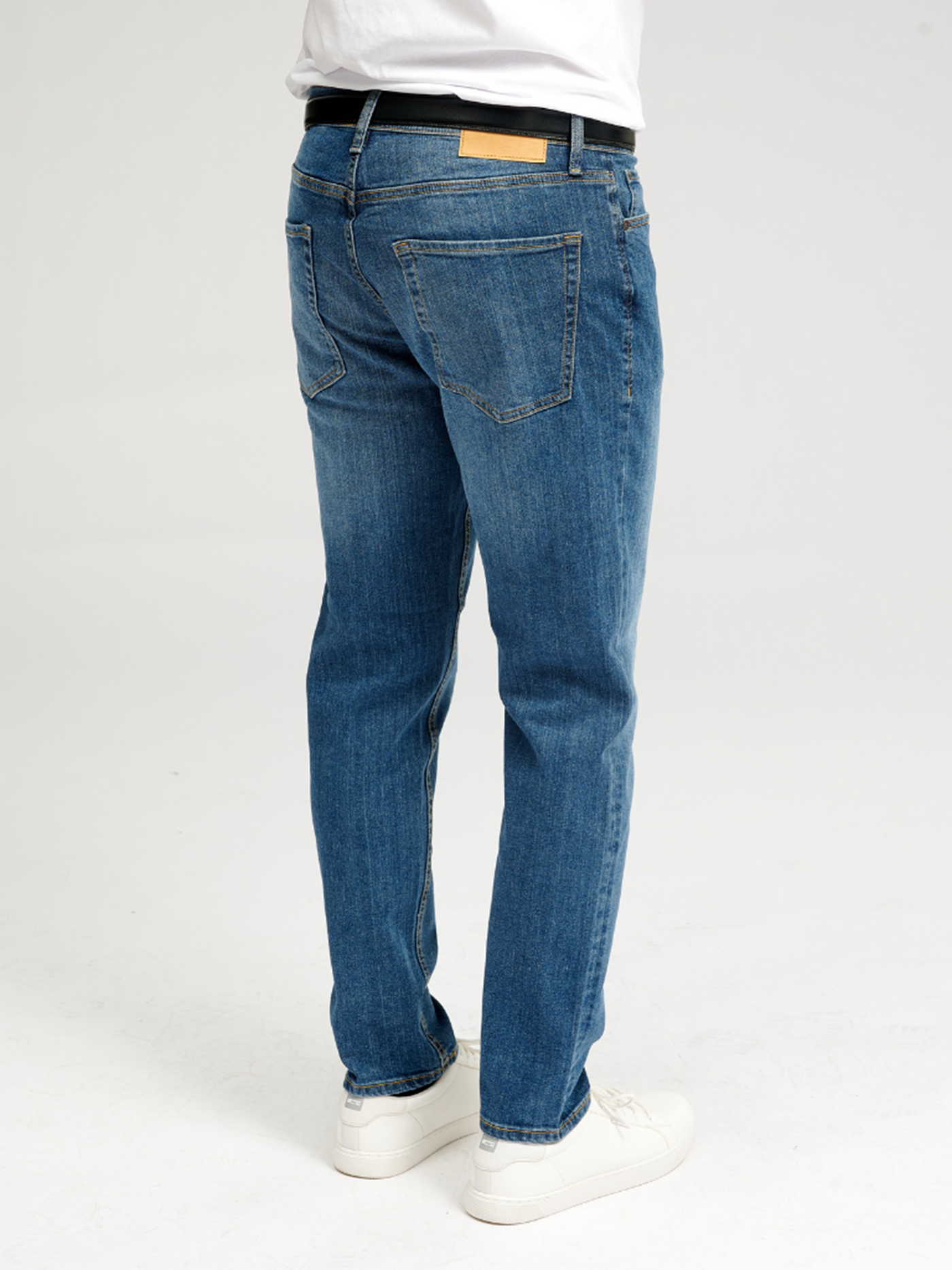 Performance Jeans (Regular) - Medium Blue Denim - TeeShoppen - Blå 6