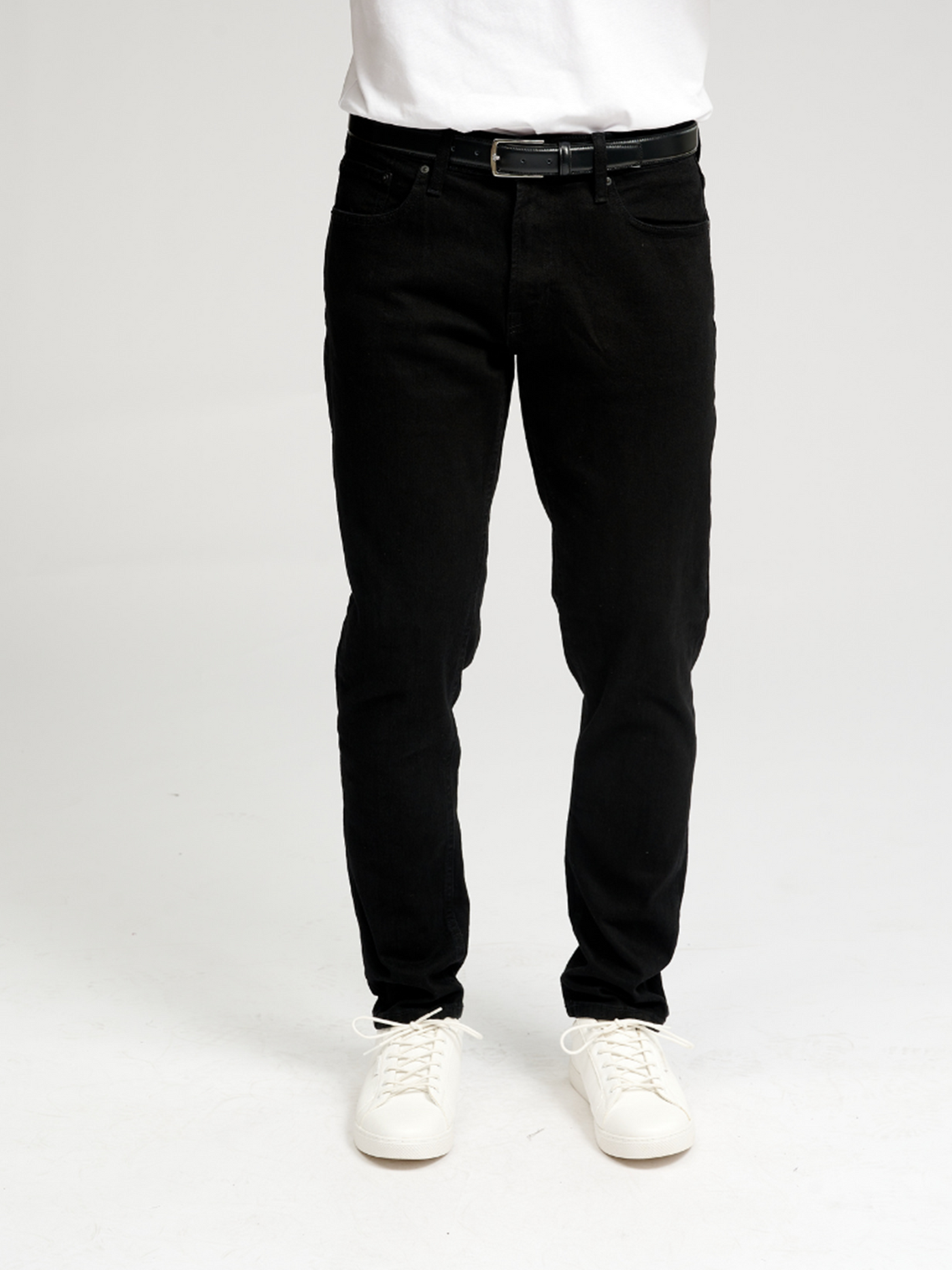 Performance Jeans (Regular) - Black Denim - TeeShoppen - Svart 4