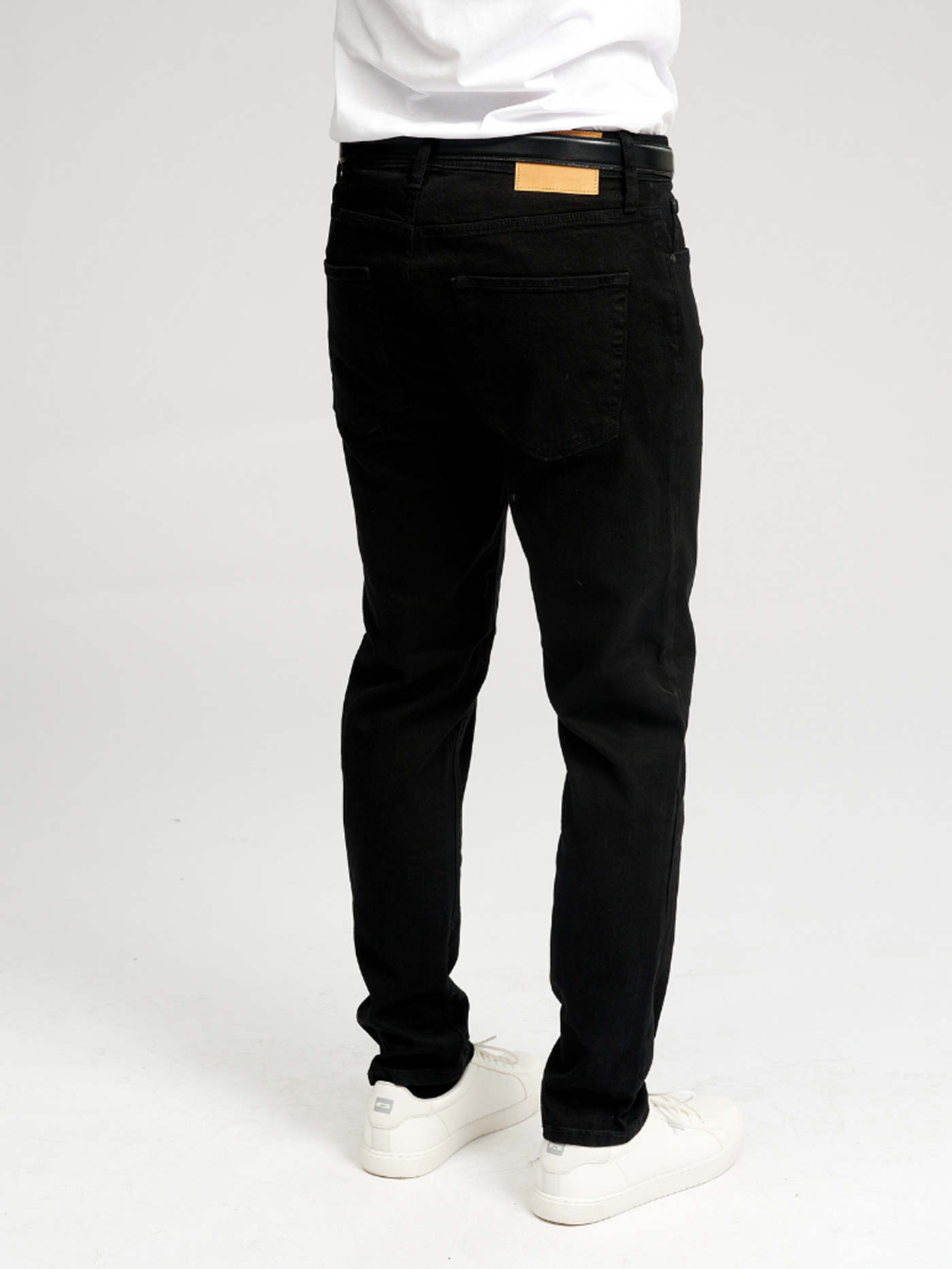 Performance Jeans (Regular) - Black Denim - TeeShoppen - Svart 6