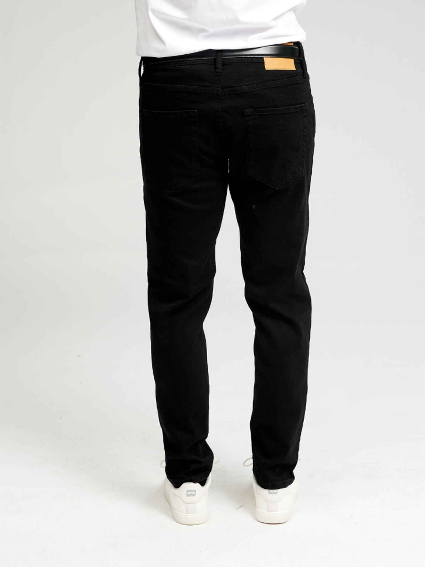 Performance Jeans (Regular) - Black Denim - TeeShoppen - Svart 7