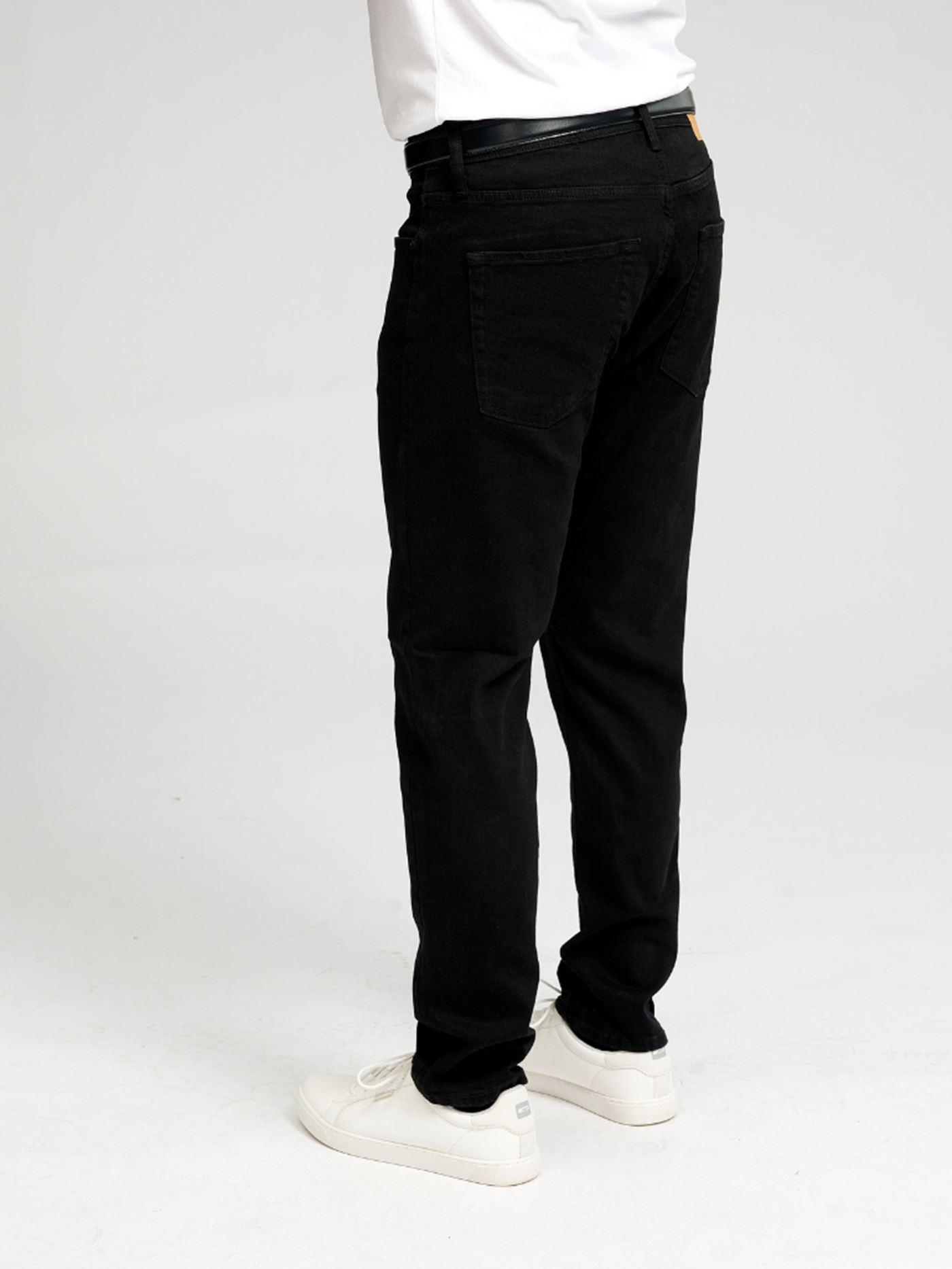 Performance Jeans (Regular) - Black Denim - TeeShoppen - Svart 8