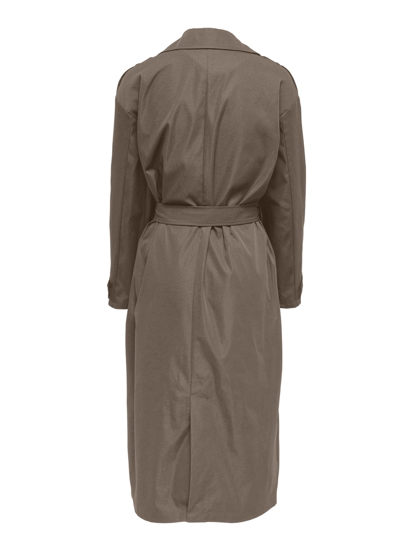 Isabelle Long Trenchcoat - Walnut - ONLY - Brun 4