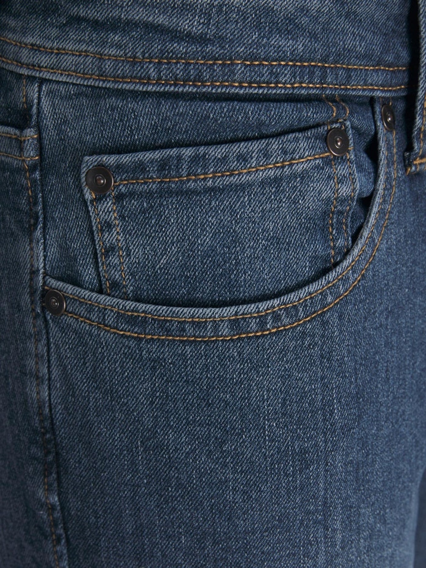 Performance Jeans (Slim) - Medium Blue Denim - TeeShoppen - Blå 10
