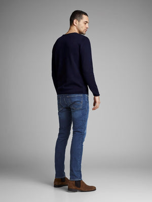 Glenn Original 814 Jeans - Blå denim - Jack & Jones - Blå