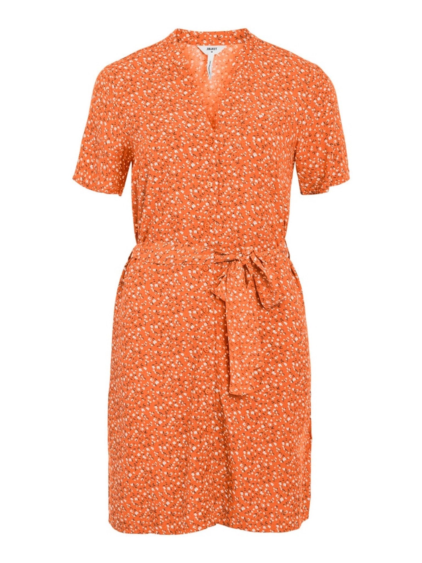 Ema Elise Skjortklänning - Autumn Sunset - Object - Orange 6
