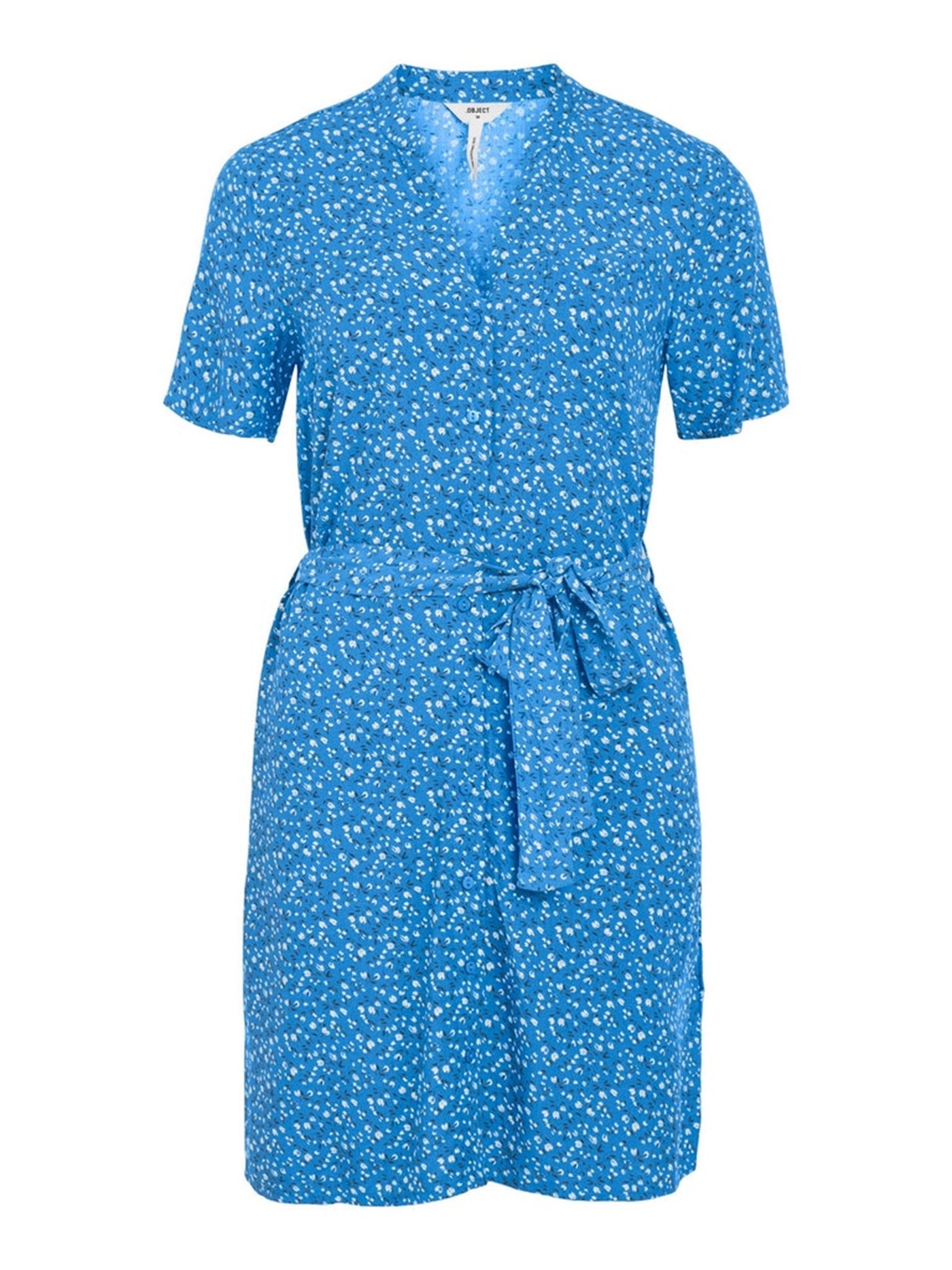 Ema Elise Skjortklänning - Marina - Object - Blå 7