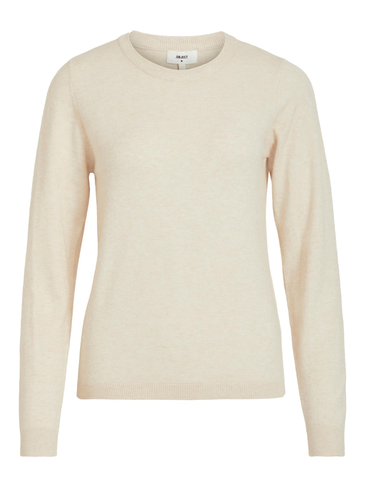Thess Stickad Pullover - Sandshell - Object - Sand/Beige 5