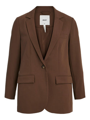 Sigrid Blazer - Dark Earth - Object - Brun