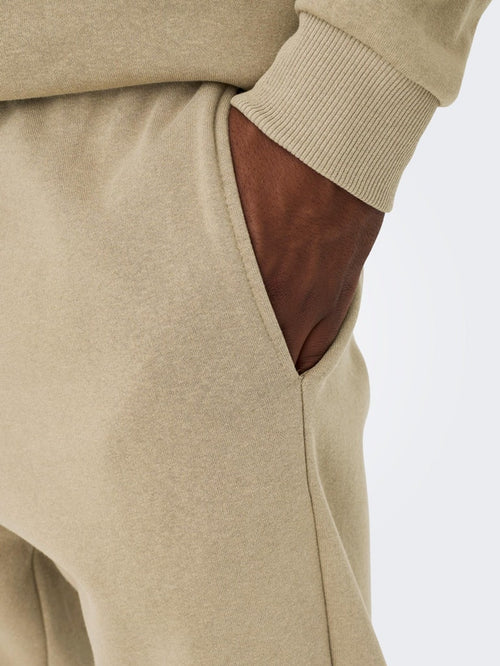Classic Sweatpants - Chinchilla - Only & Sons - Sand/Beige