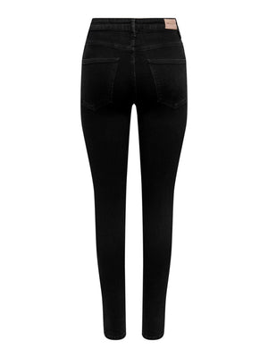 Iconic Högmidjade Jeans - Svart - ONLY - Svart