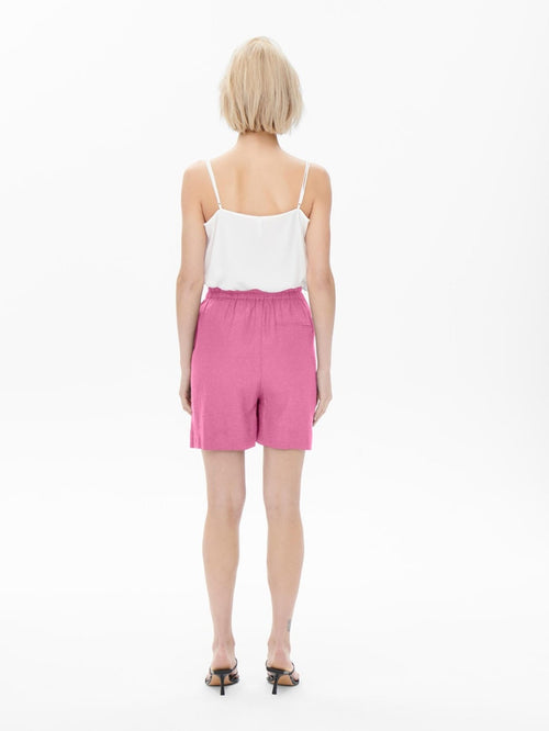 Tokyo Linen Shorts - Violet - ONLY - Rosa