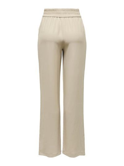 Lucy-Laura Wide Pants - Oxford Tan - ONLY - Grå 2
