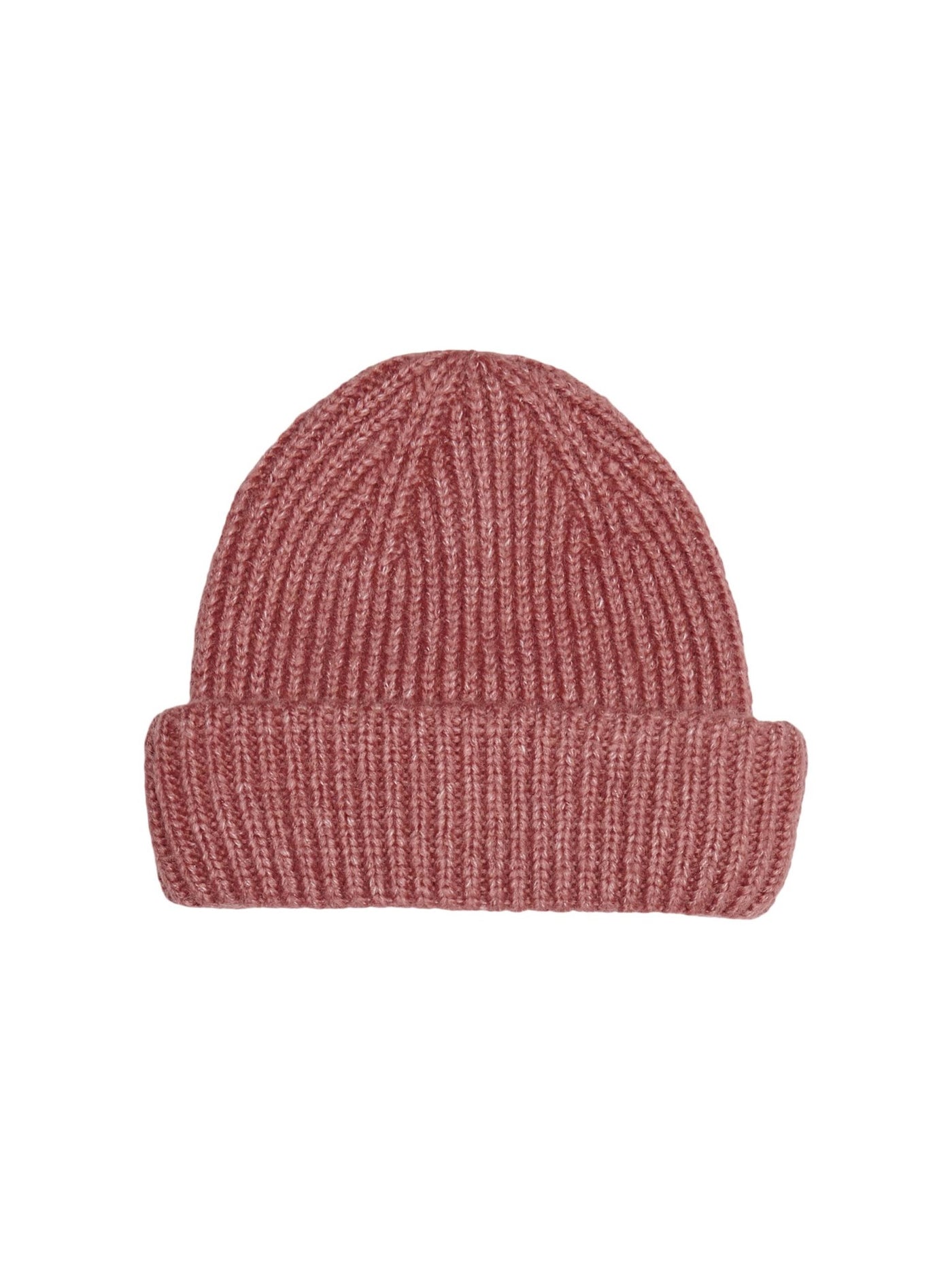 Sussy Life Stickat Beanie - Canyon Rose - ONLY - Röd