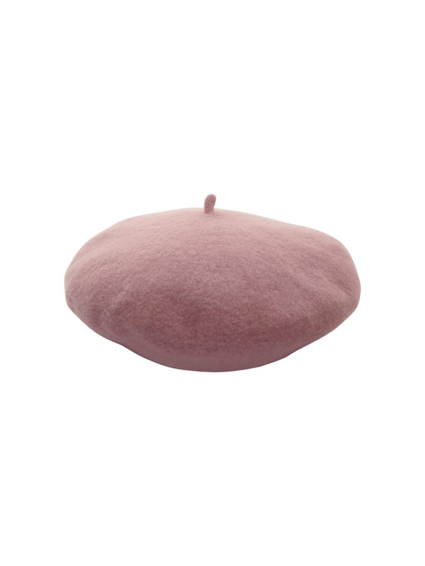 Ull Beret - Brandied Apricot - ONLY - Rosa